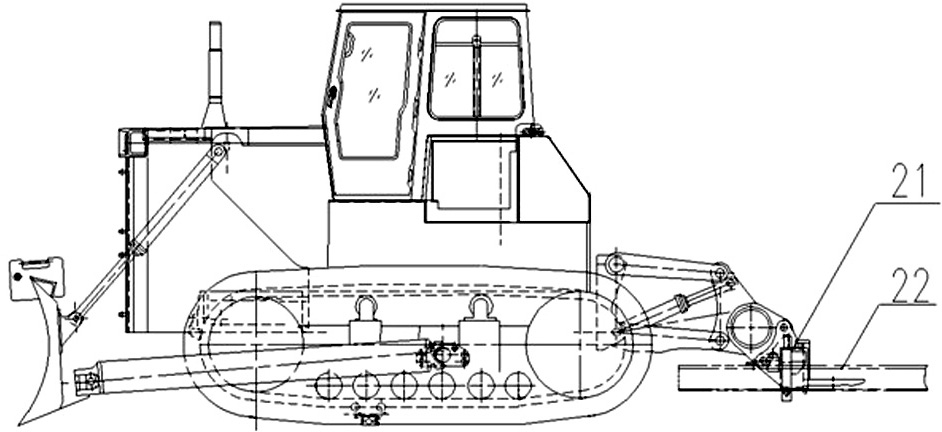 Multi-sleeper type long rail laying machine set and rail laying method thereof