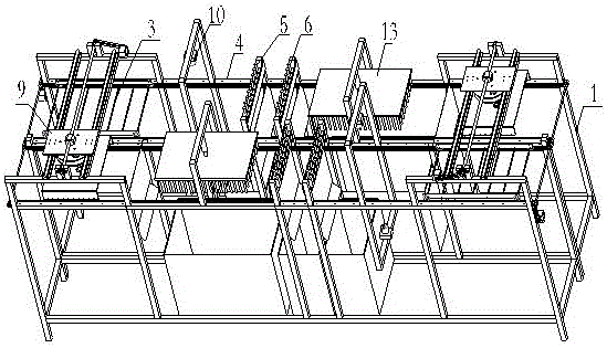 Automatic sorting and picking device for rapid detection of fresh cocoons based on grid stack