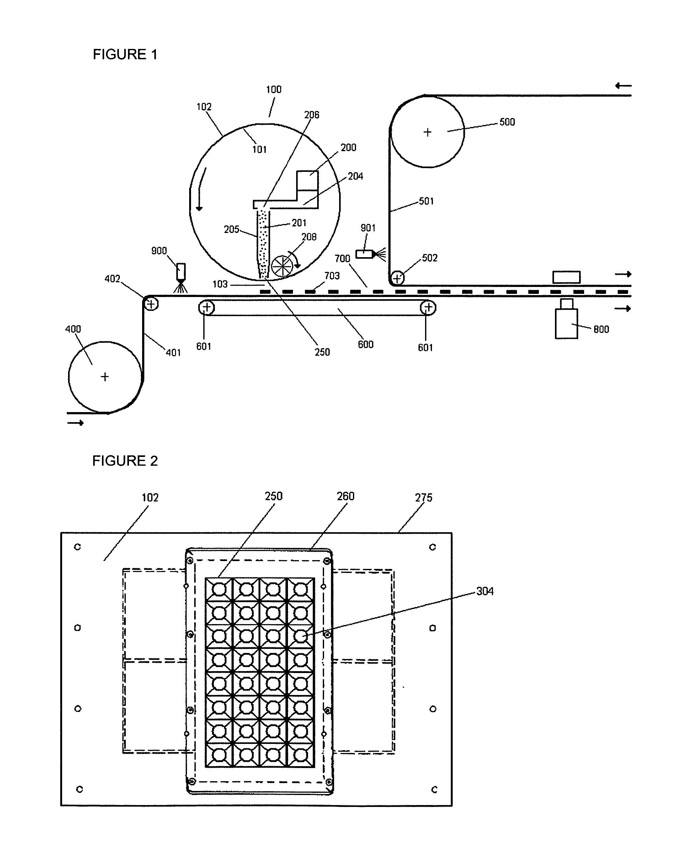 Method and apparatus for producing an environmentally friendly absorbent structure