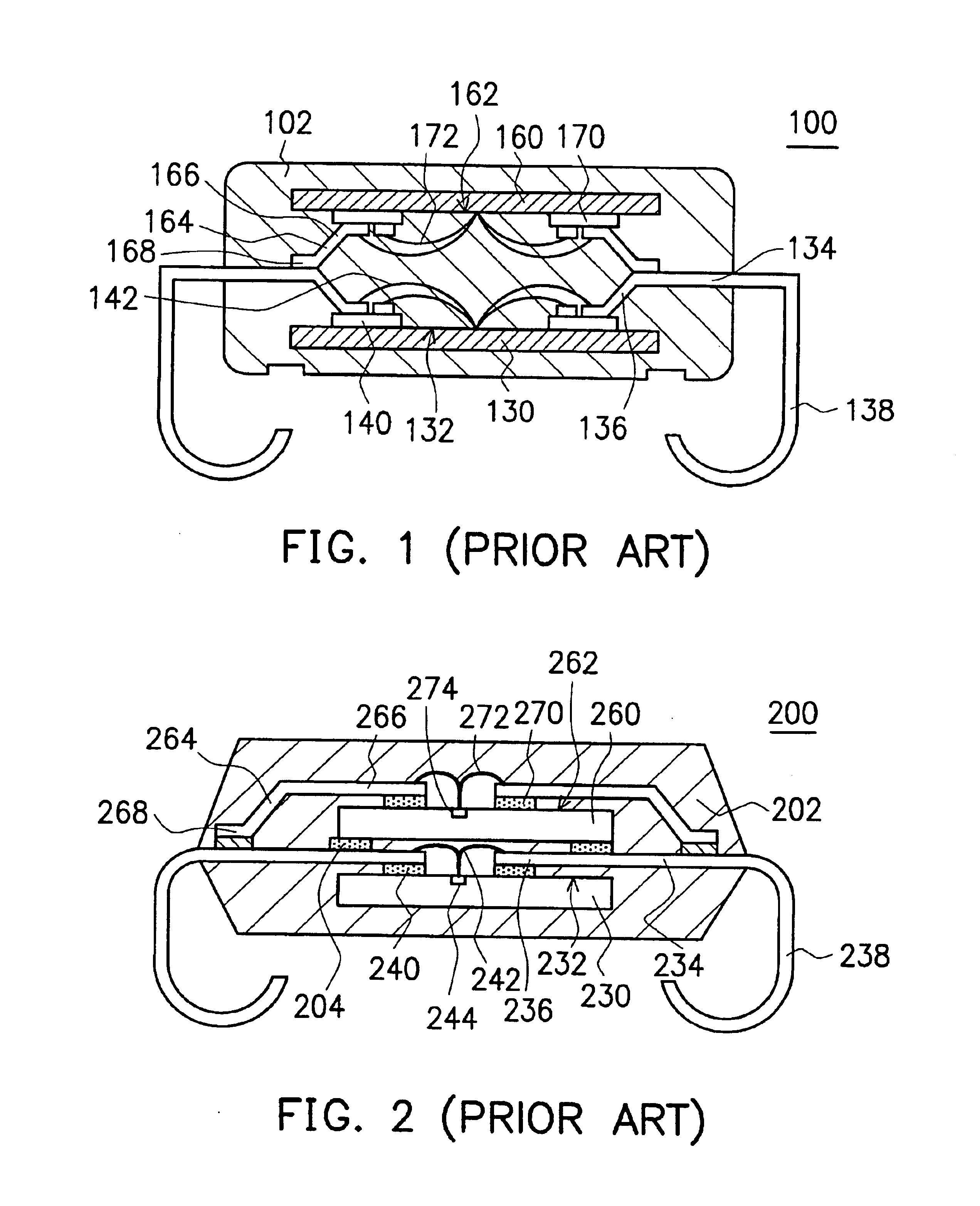 Multi-chip semiconductor package structure