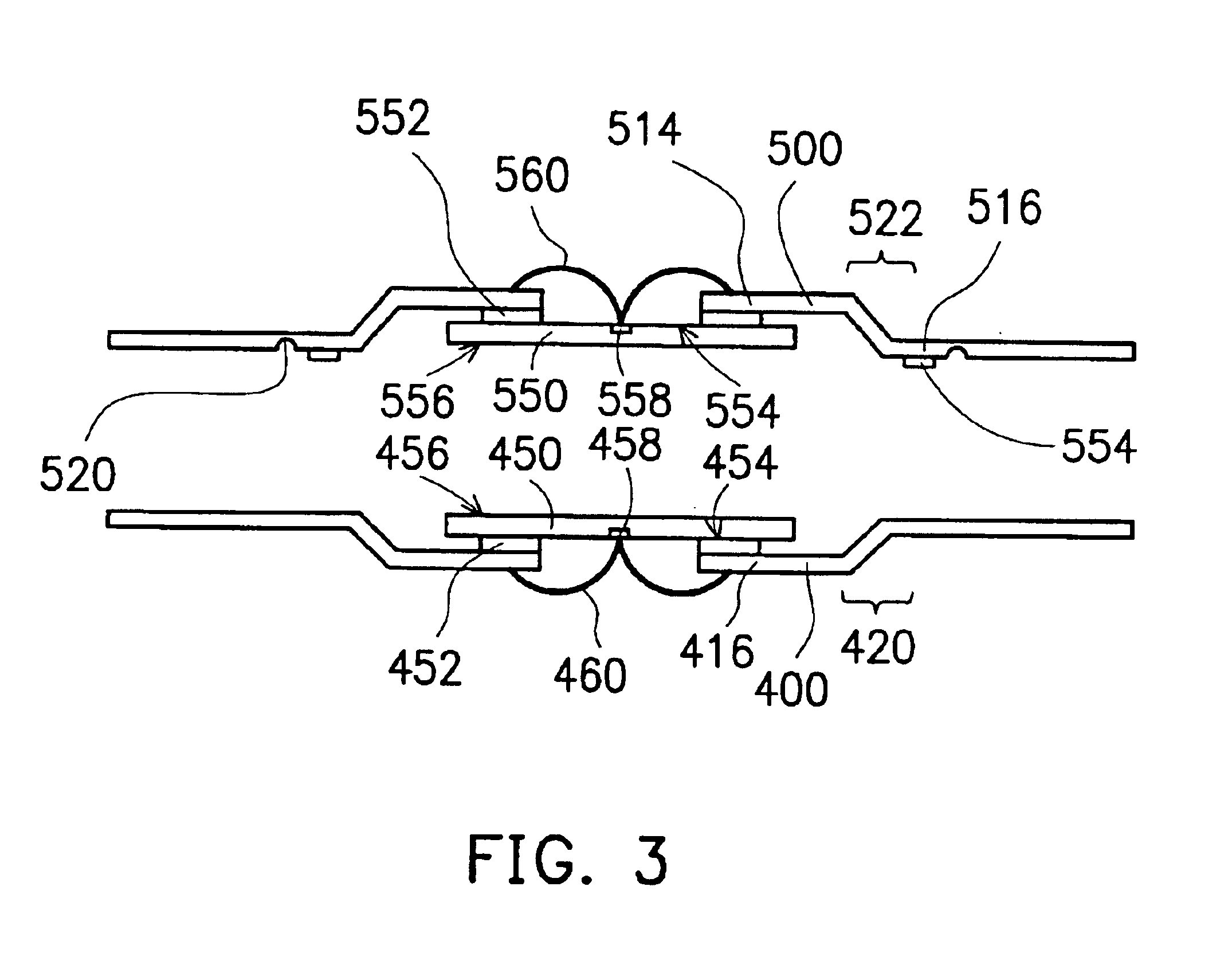 Multi-chip semiconductor package structure