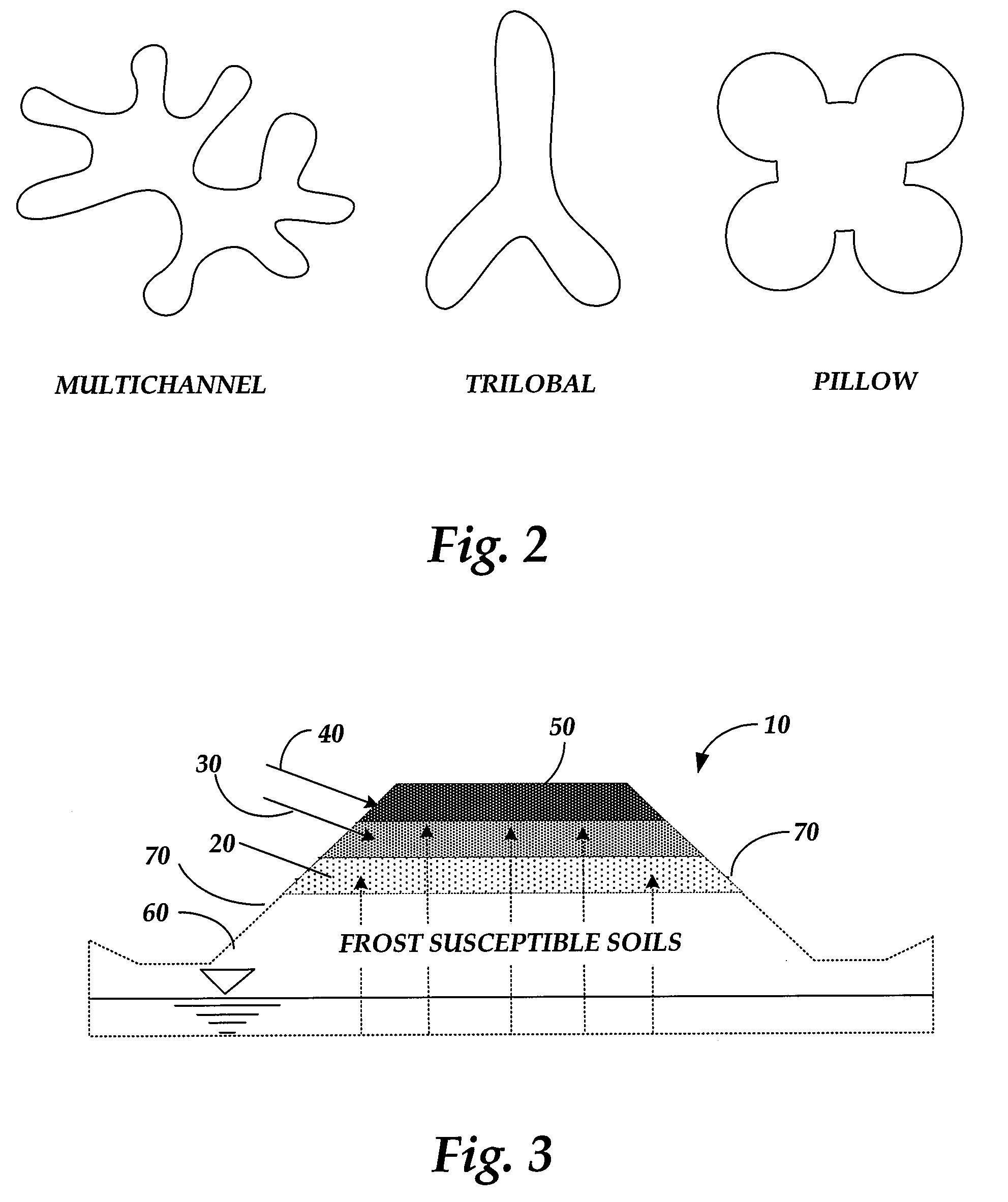 Woven geosynthetic fabric with differential wicking capability