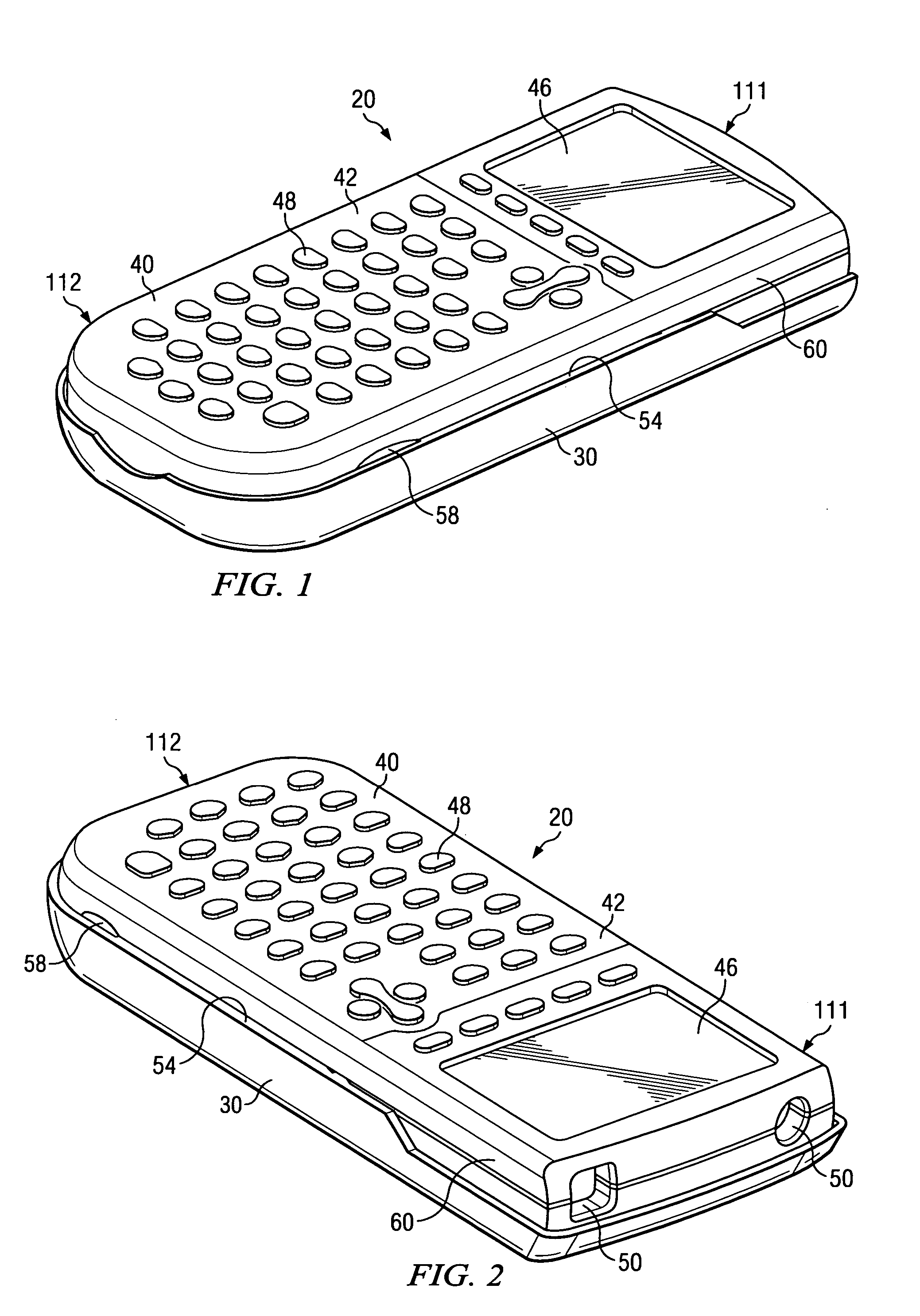 Slide case with pivotable stand member for handheld computing device