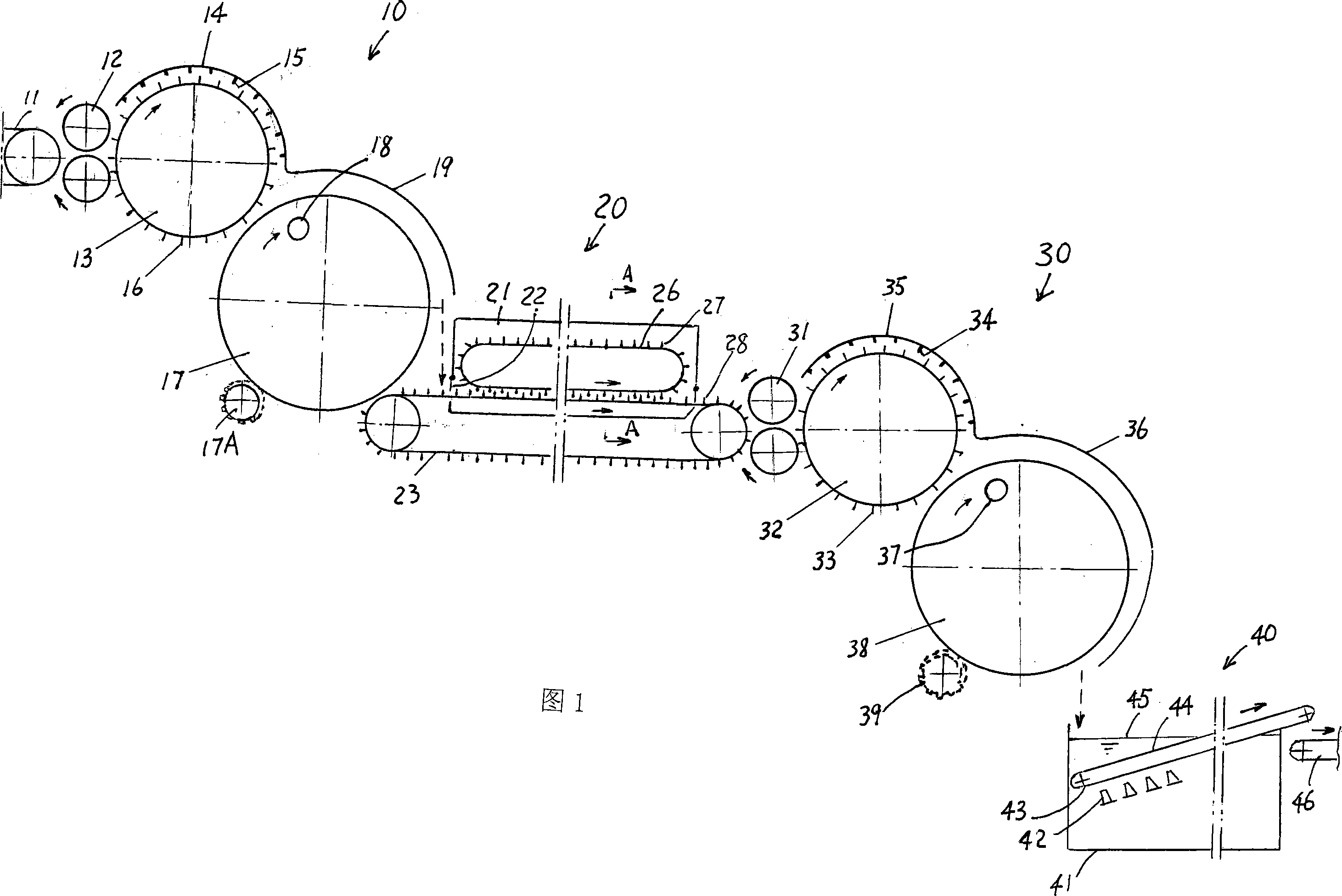 Method and device for extracting straw fibre