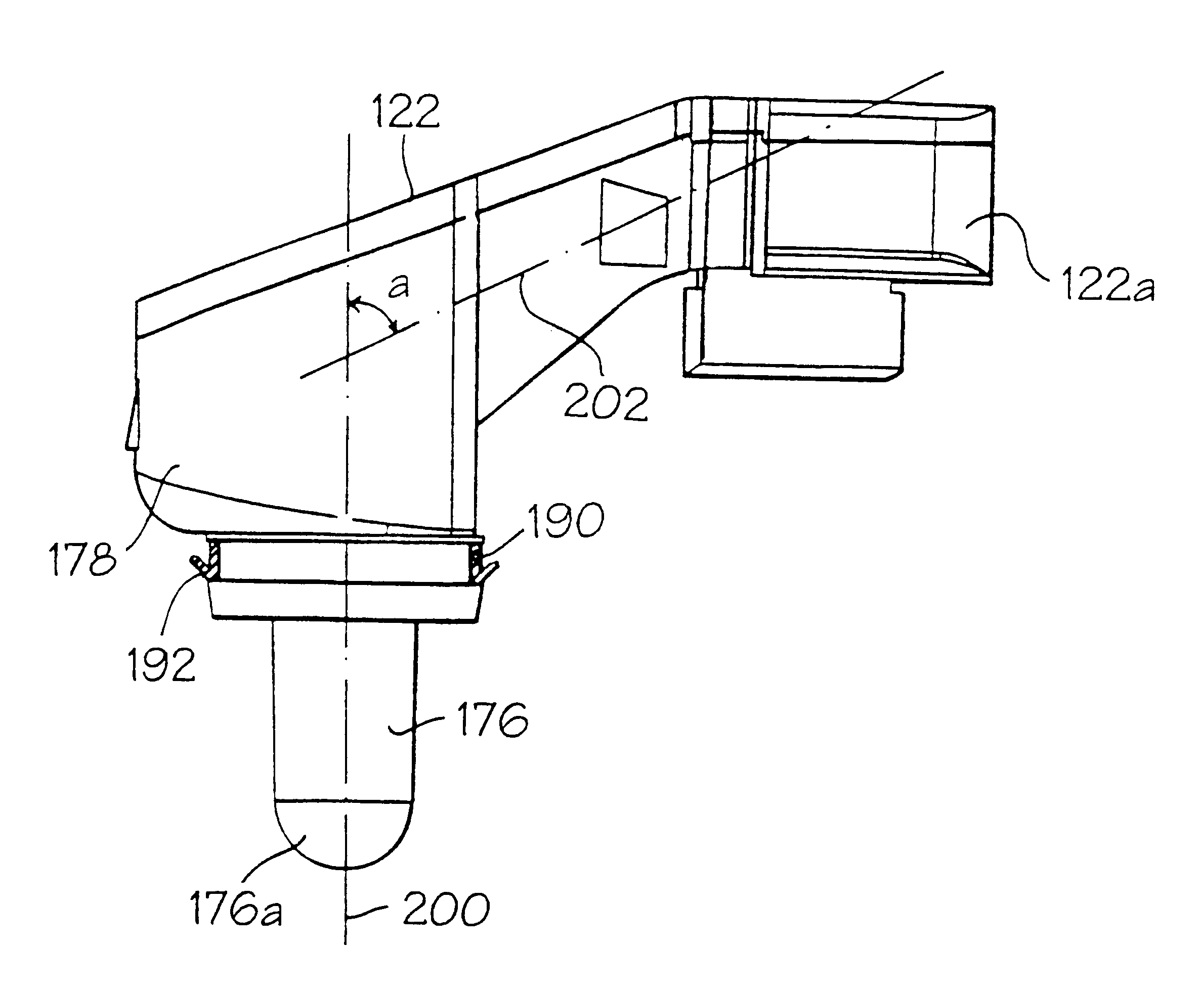 Cyclonic separating apparatus with tangential offtake conduit