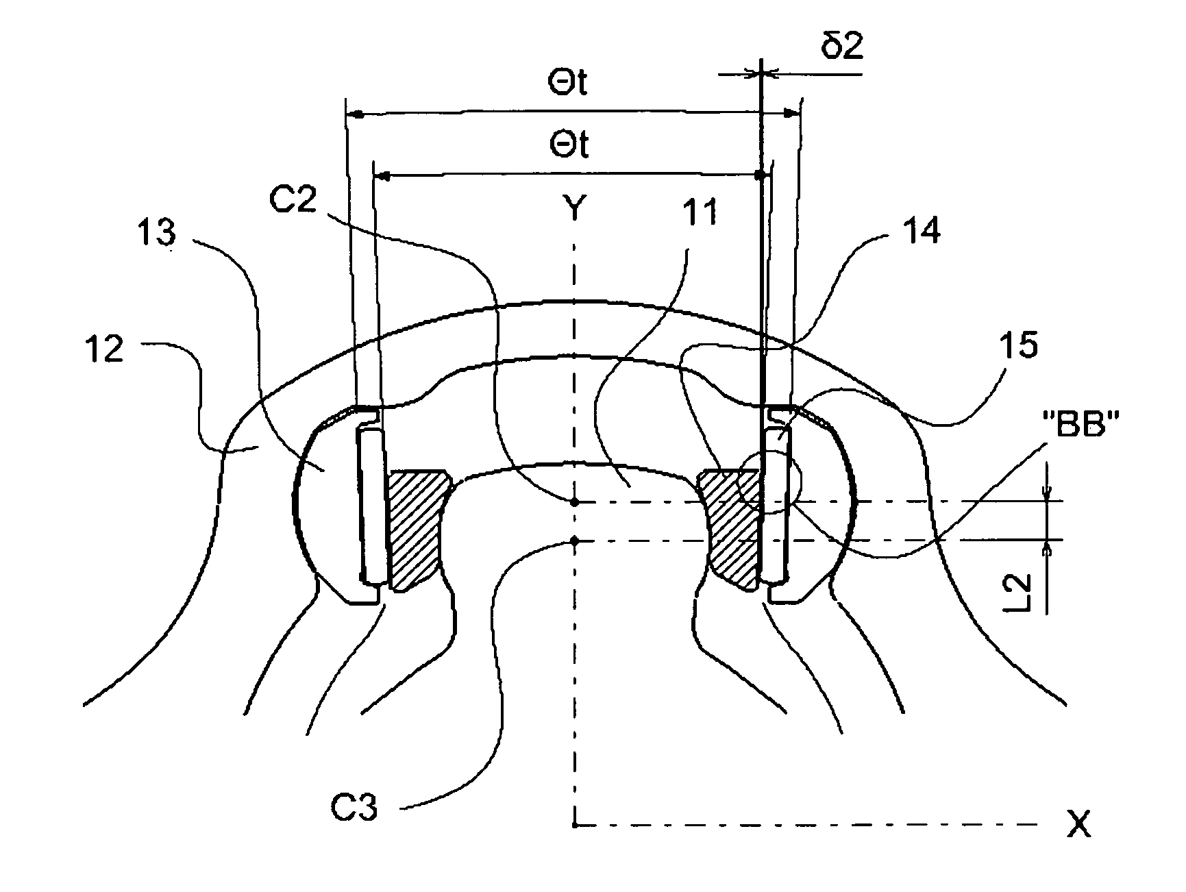 Constant velocity joint of tripod type