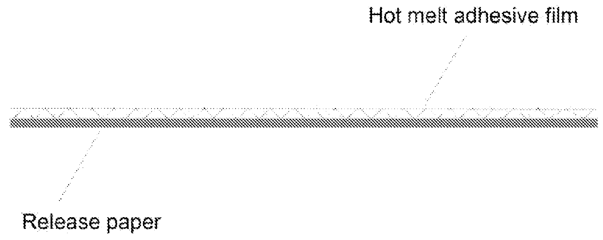 Sewing-free hot melt adhesive TPU leather and preparation method thereof