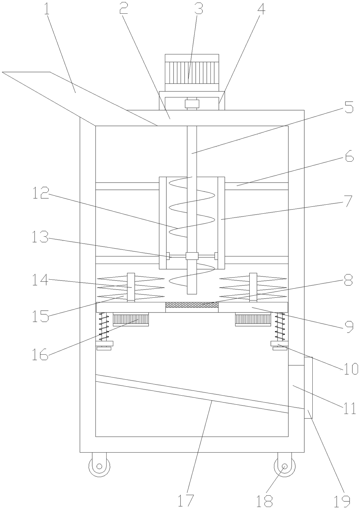 Molten quartz sand production device