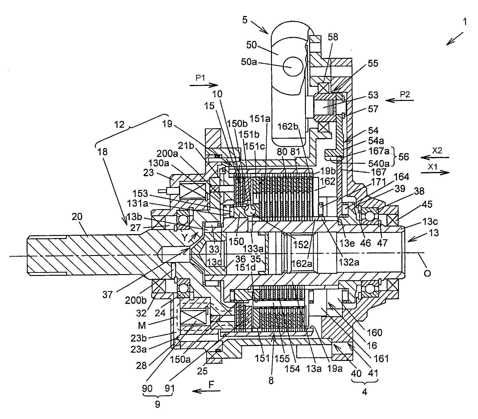 Driving force transmission apparatus