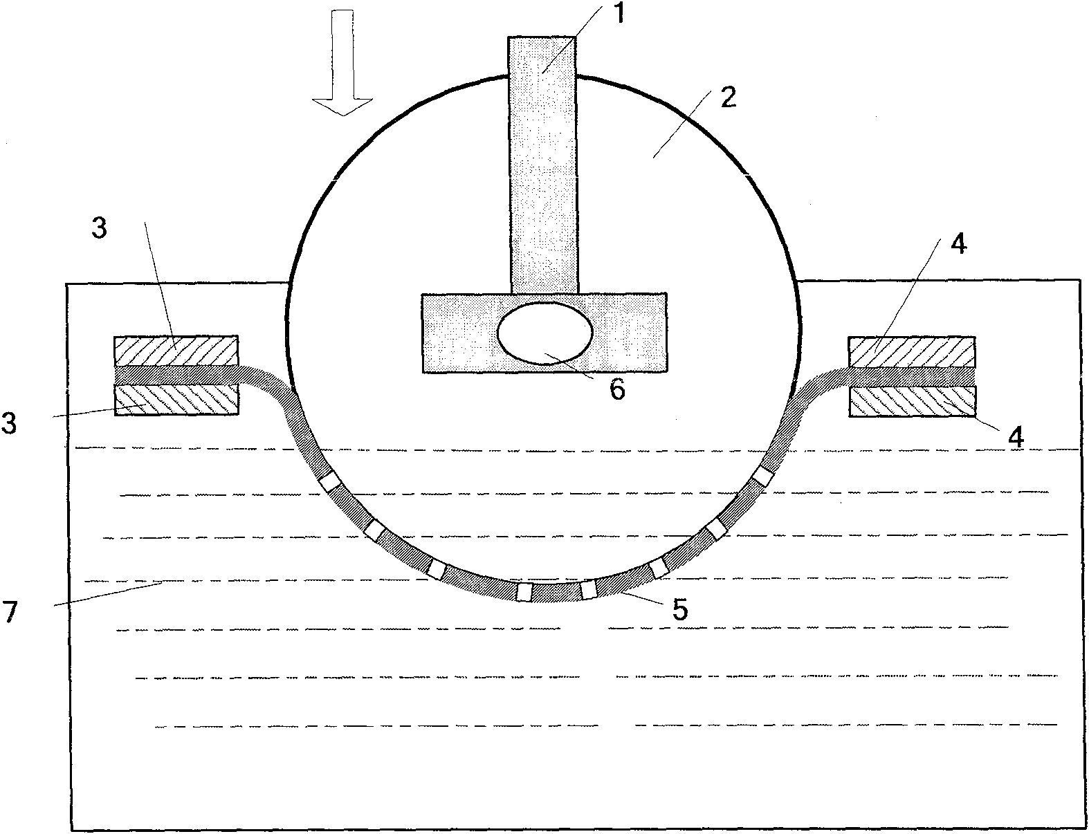 Electromoulding processing method for micro-structure on external surface of cylindrical revolving body element