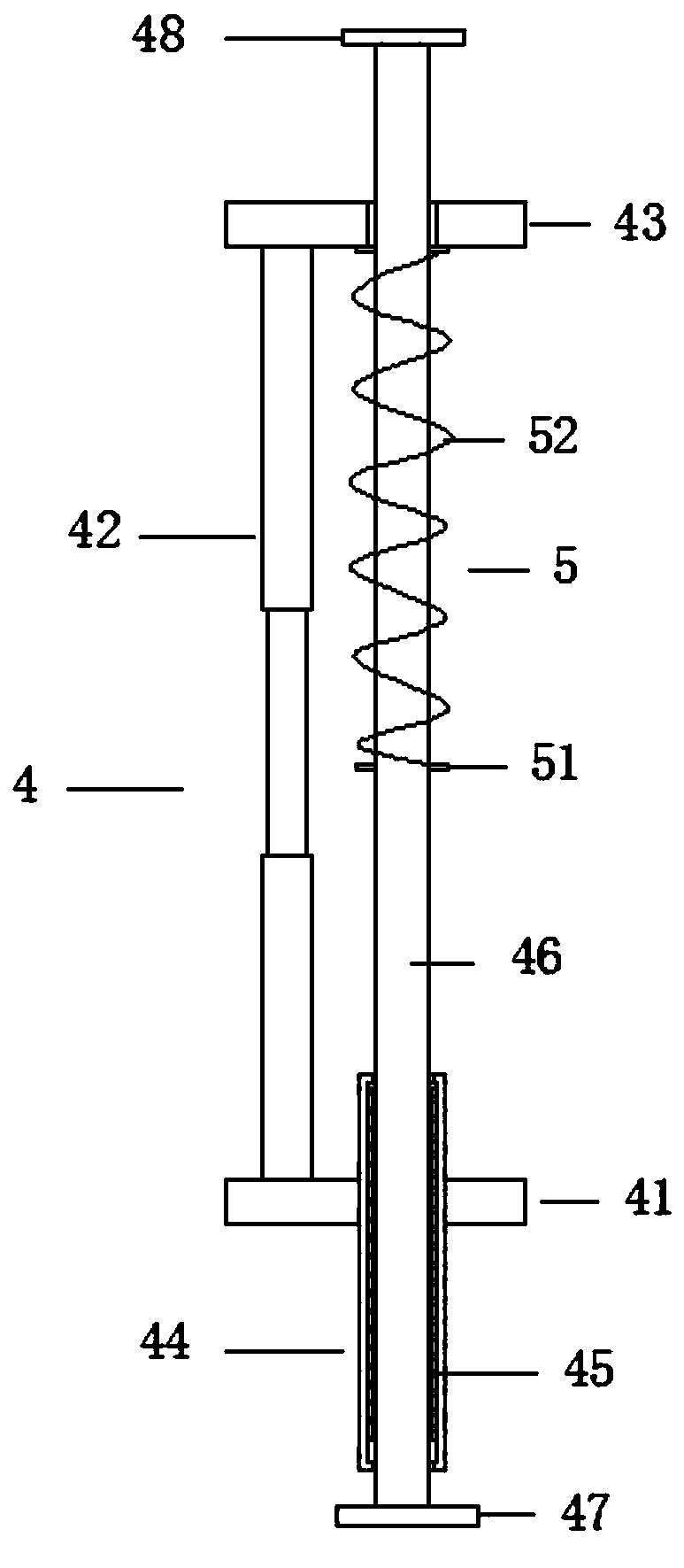 Hot-galvanized steel pipe production device