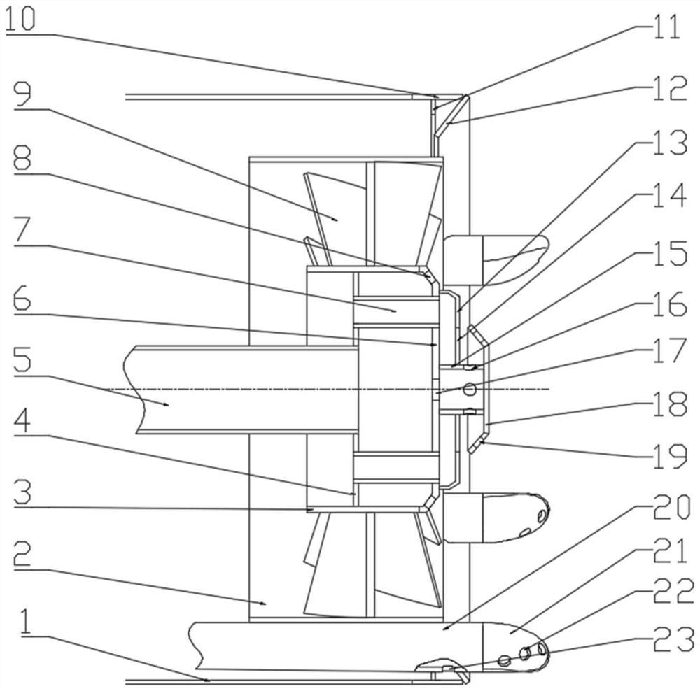 A gas decoupling burner and its use method