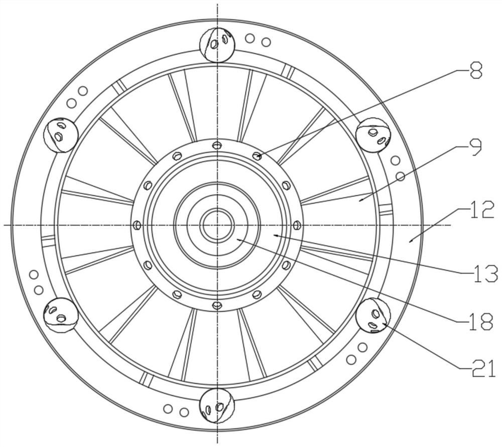 A gas decoupling burner and its use method