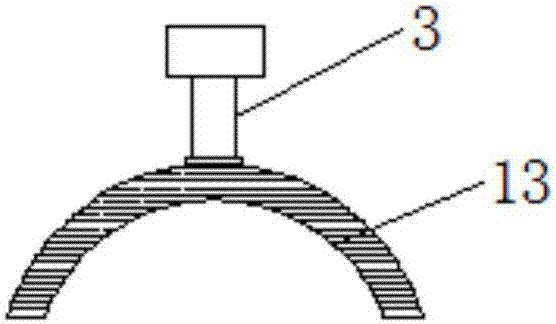 Roller rolling type municipal road line-coating device