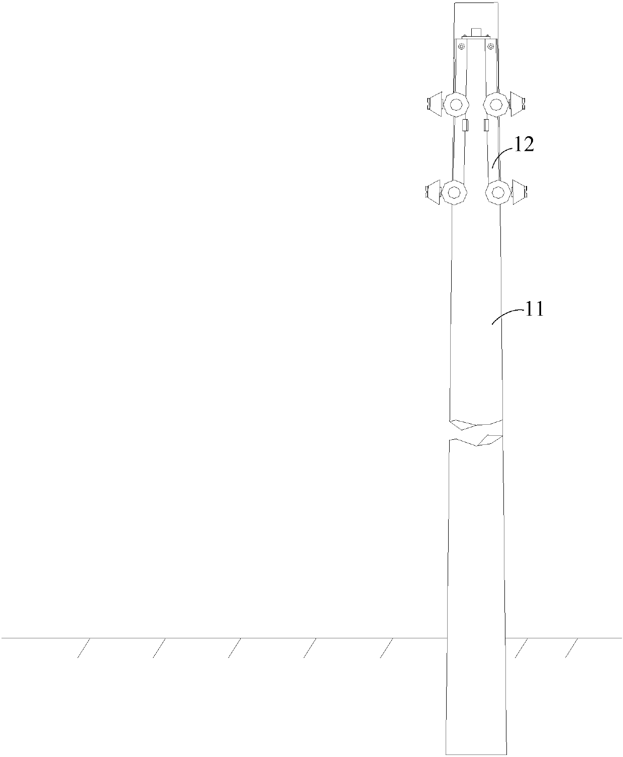 a wire pole
