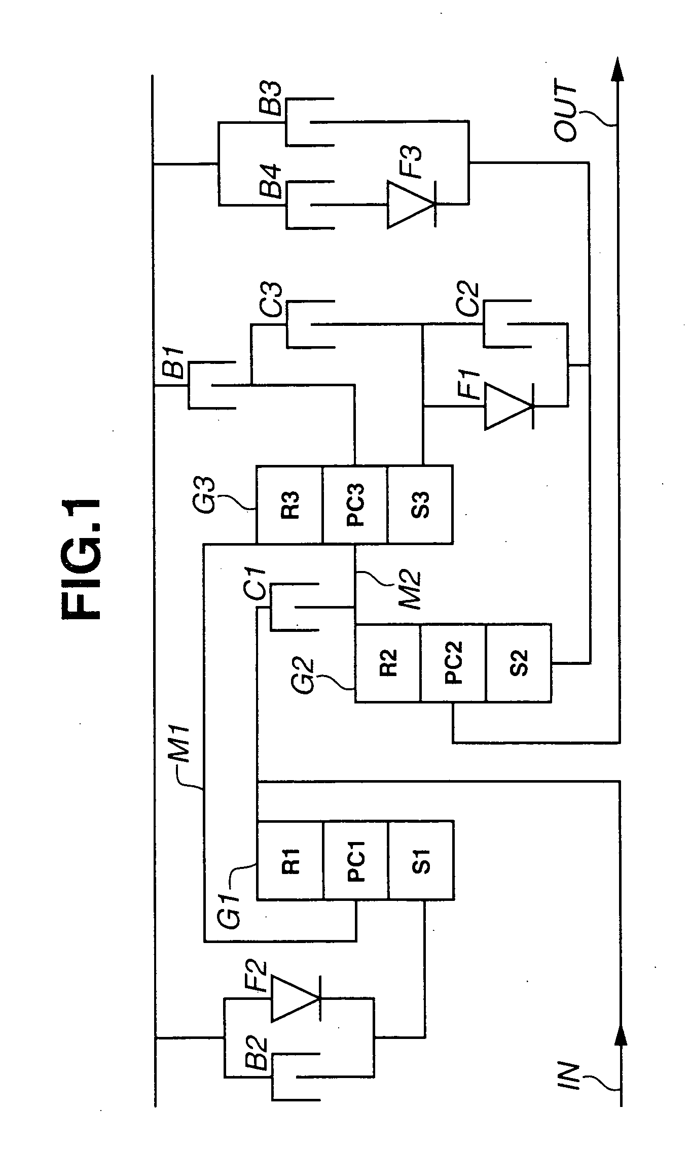 Frictional engagement structure using multiple disks