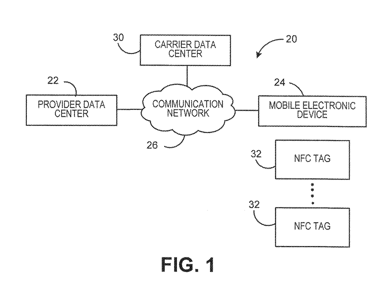 Generating and dispensing evidence of payment for delivery of a mail piece using a mobile device and NFC tag