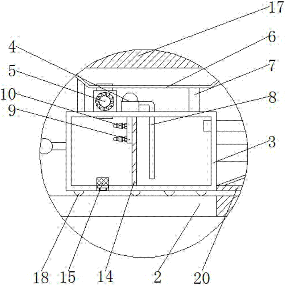 Computer shell with dustproof and heat dissipation functions