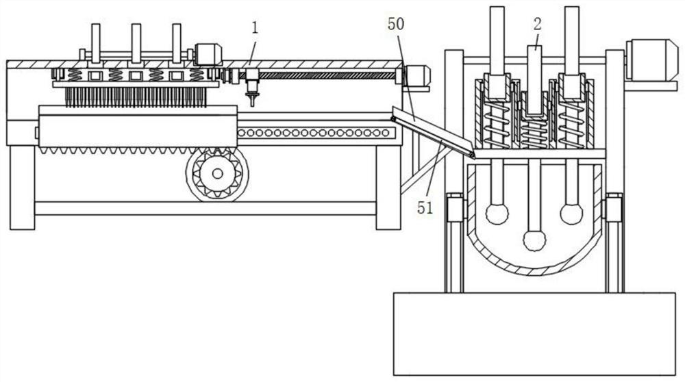 Mincing, kneading and pressing device for meat product processing