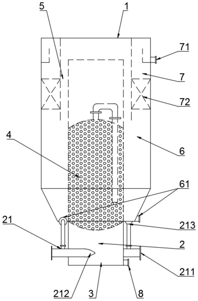 A swirl biological fluidized bed reactor and its operating method