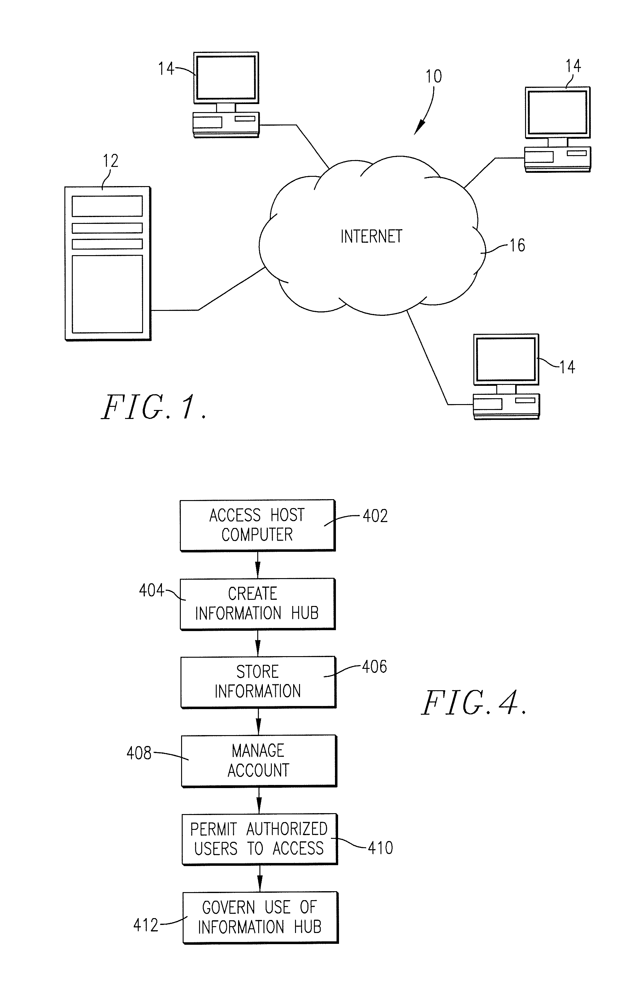 Multi-tiered secured information hub