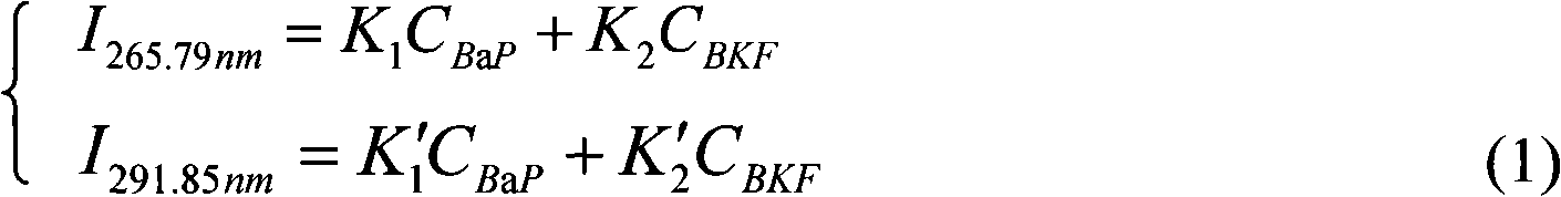 Method for simultaneously and quickly detecting benzo[a]pyrene (BaP) and benzo[k]fluoranthene (BKP)