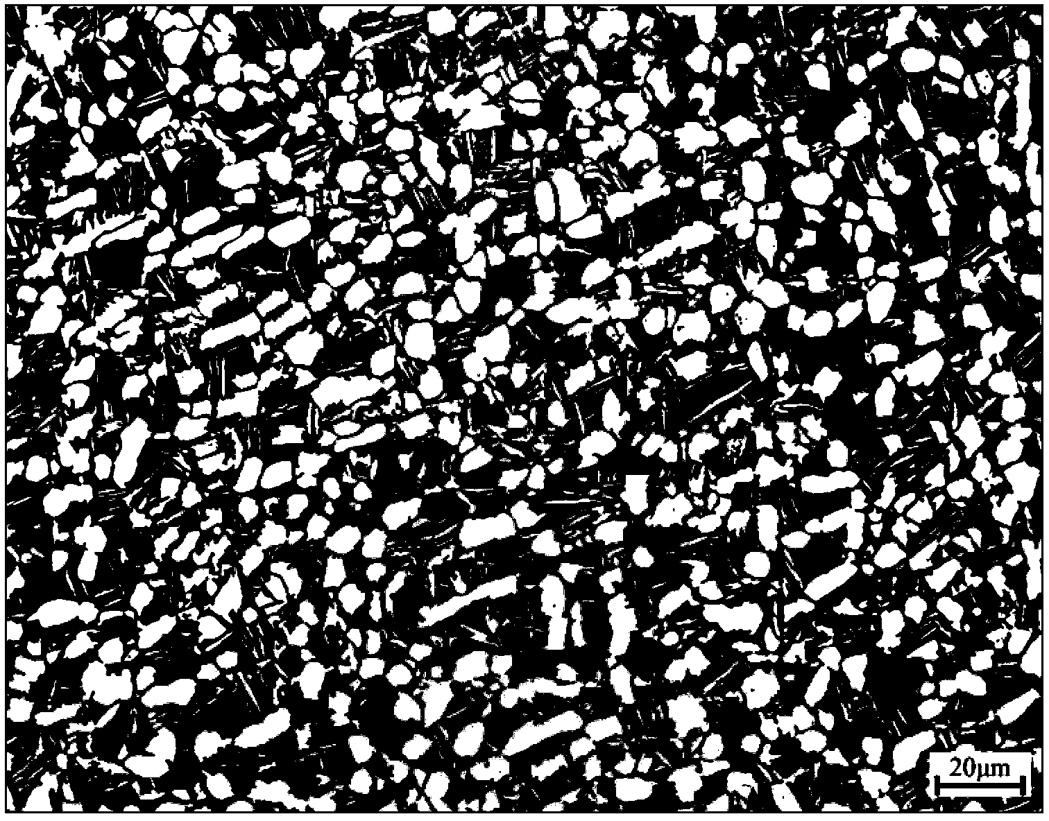 Machining method for improving obdurability of two-phase titanium alloy large-size bar