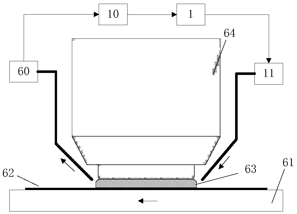 Device for precisely controlling temperature of immersing liquid of immersed photoetching machine and temperature control method thereof