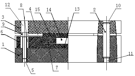 Diffusion welding auxiliary device of plate heat exchanger