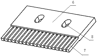 Diffusion welding auxiliary device of plate heat exchanger