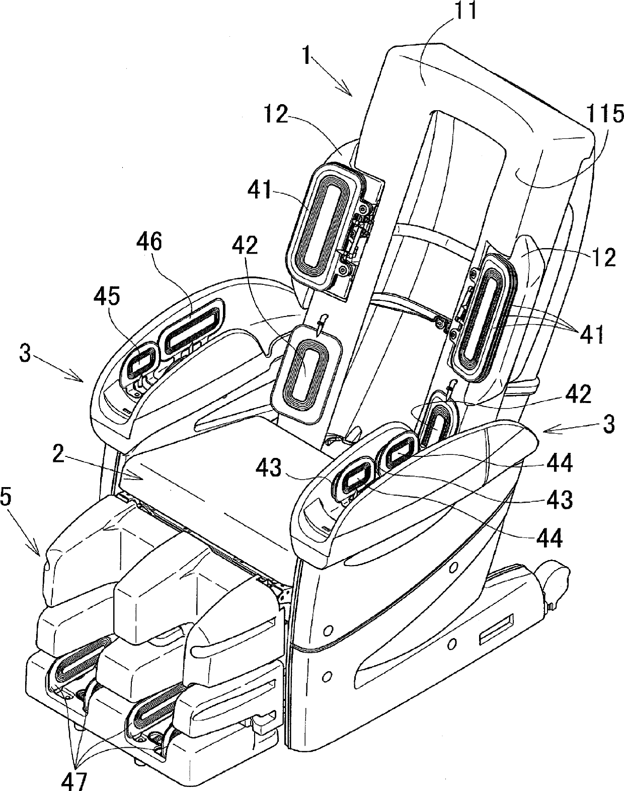 Chair-type massage machine