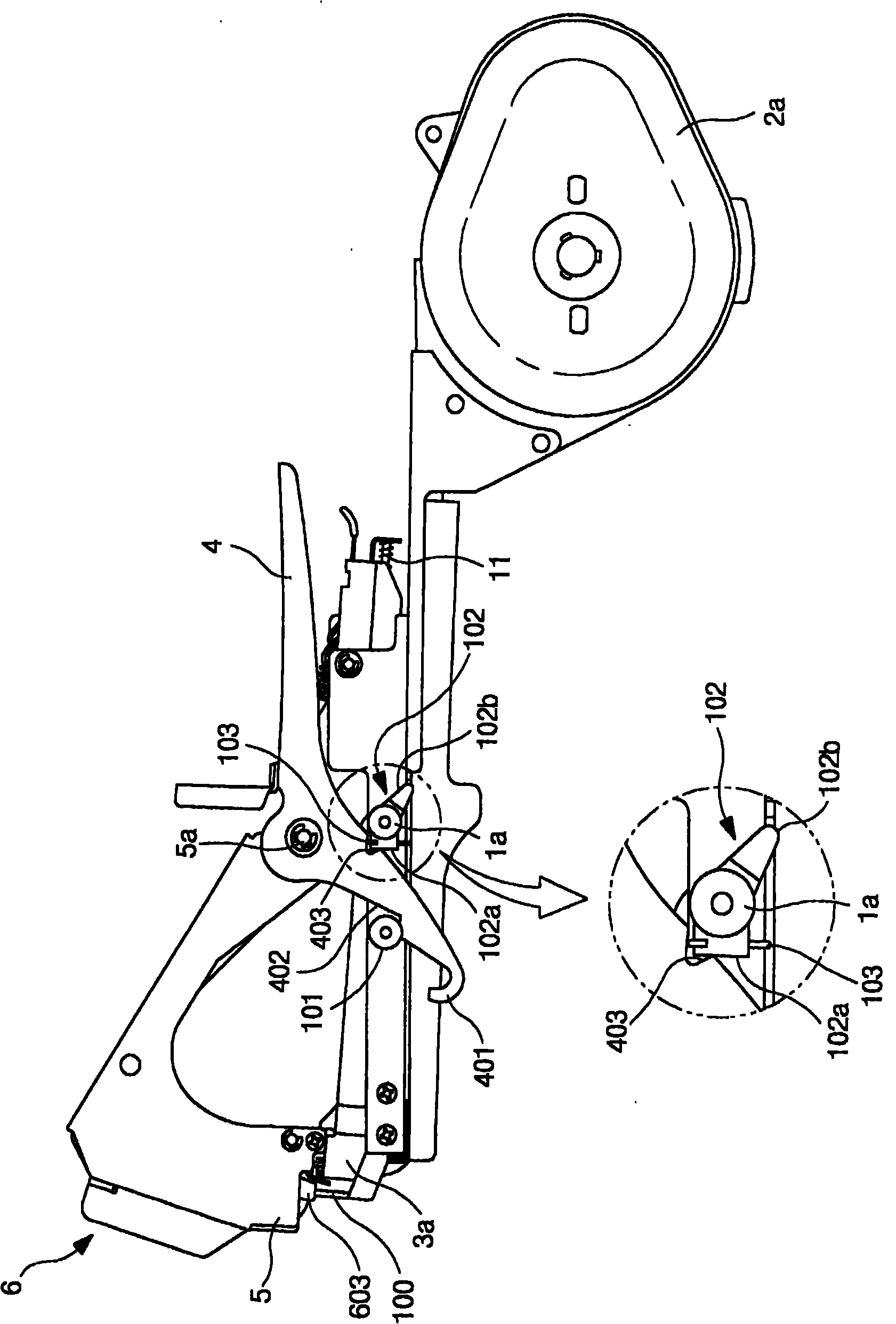 Agricultural binding device