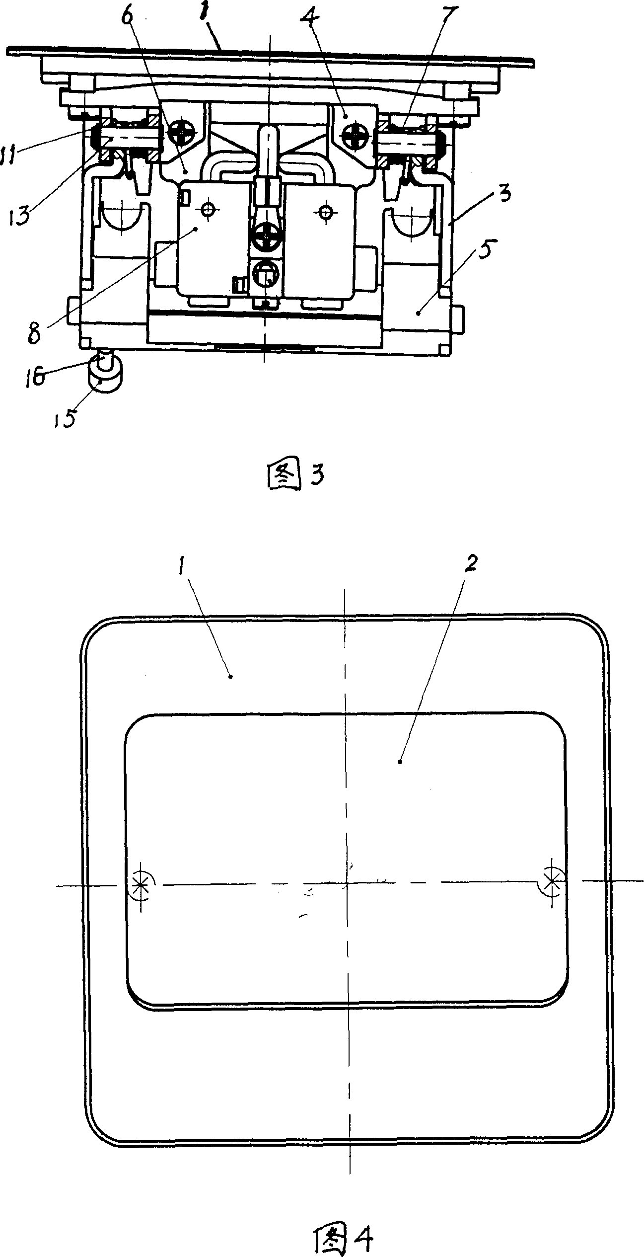 Pop-up desktop socket