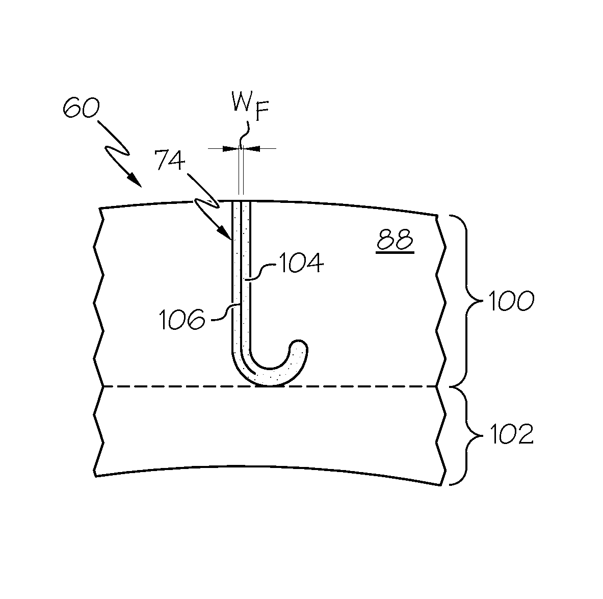 Gas turbine engine components having sealed stress relief slots and methods for the fabrication thereof