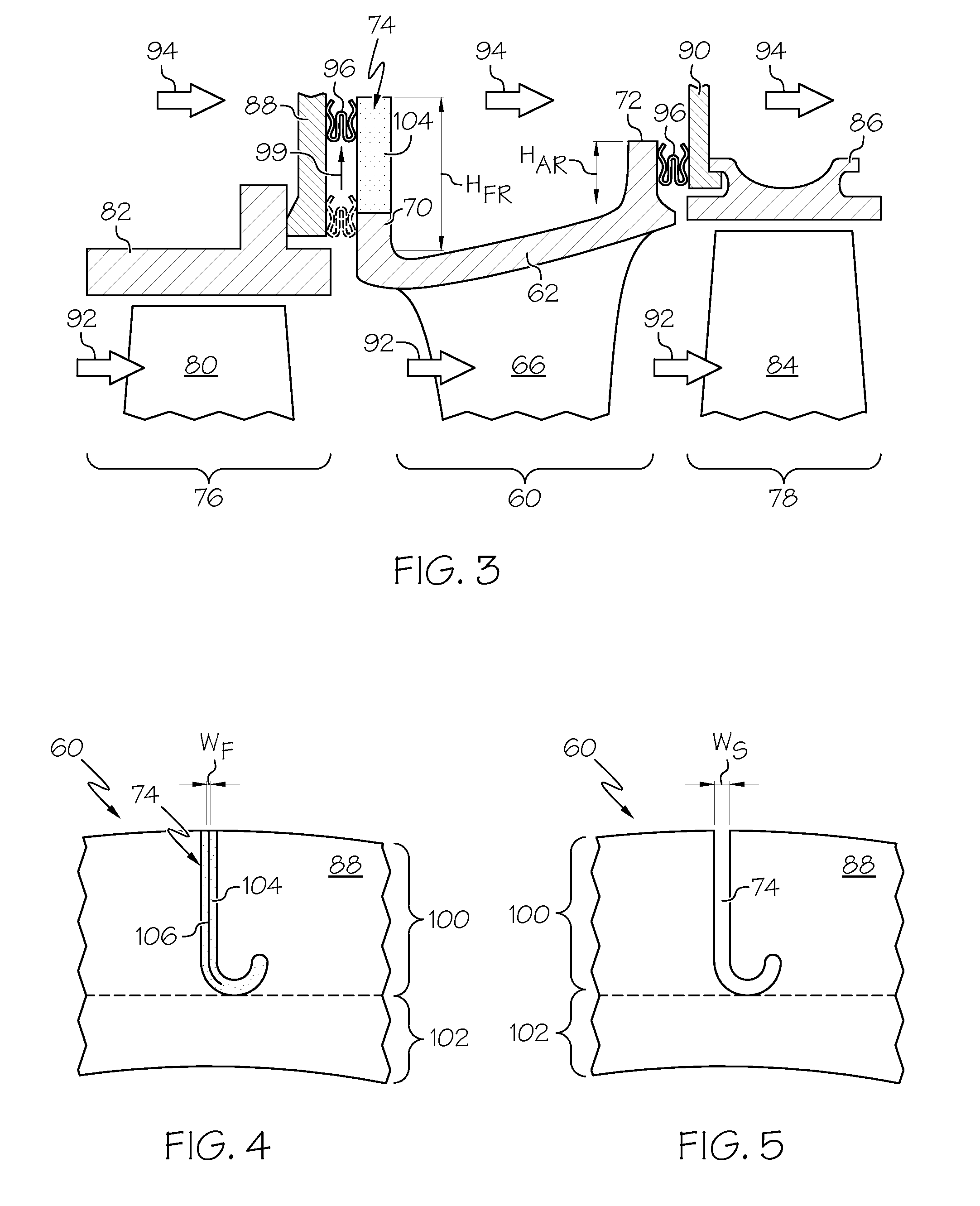 Gas turbine engine components having sealed stress relief slots and methods for the fabrication thereof