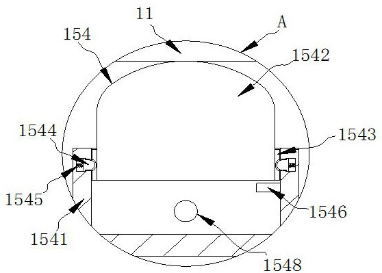 Transporting device with sorting effect for robot logistics