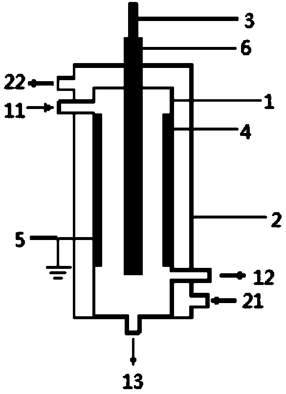 Low temperature plasma apparatus for decomposing hydrogen sulfide, and hydrogen sulfide decomposing method