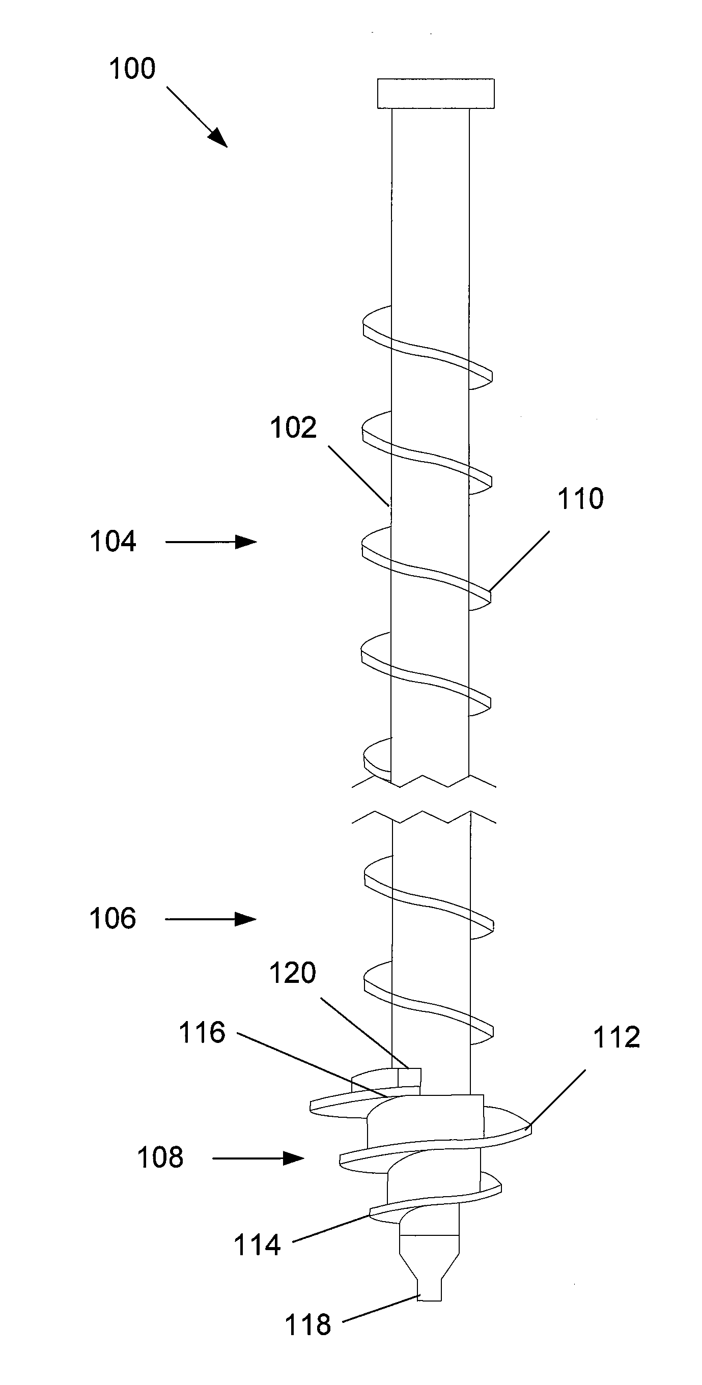 Auger grouted displacement pile