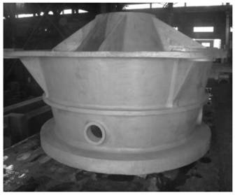 Alcohol-based coating for sand casting production of large steel casting and preparation method of alcohol-based coating