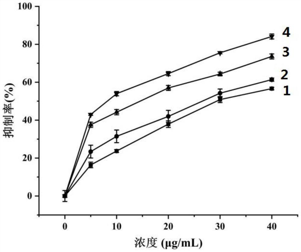 Application of gamboge and disulfiram composition in preparation of medicine for treating colon cancer