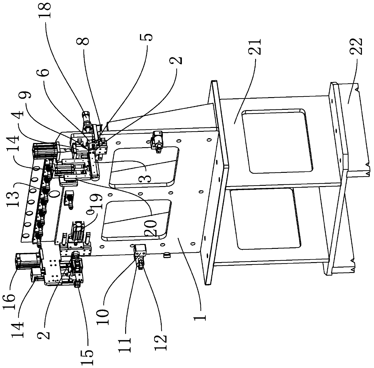 Auxiliary welding fixing device for supplementary corners of cooker panel