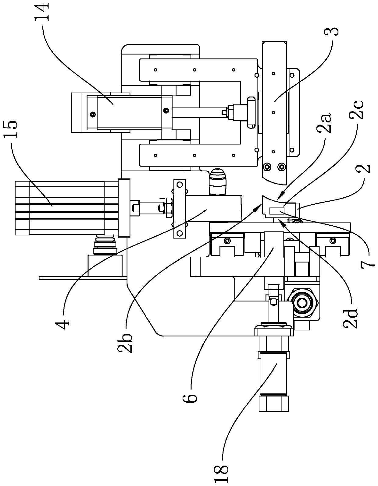 Auxiliary welding fixing device for supplementary corners of cooker panel