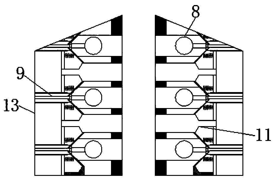 A manufacturing device of tpu waterproof composite cloth with strong connection and long service life