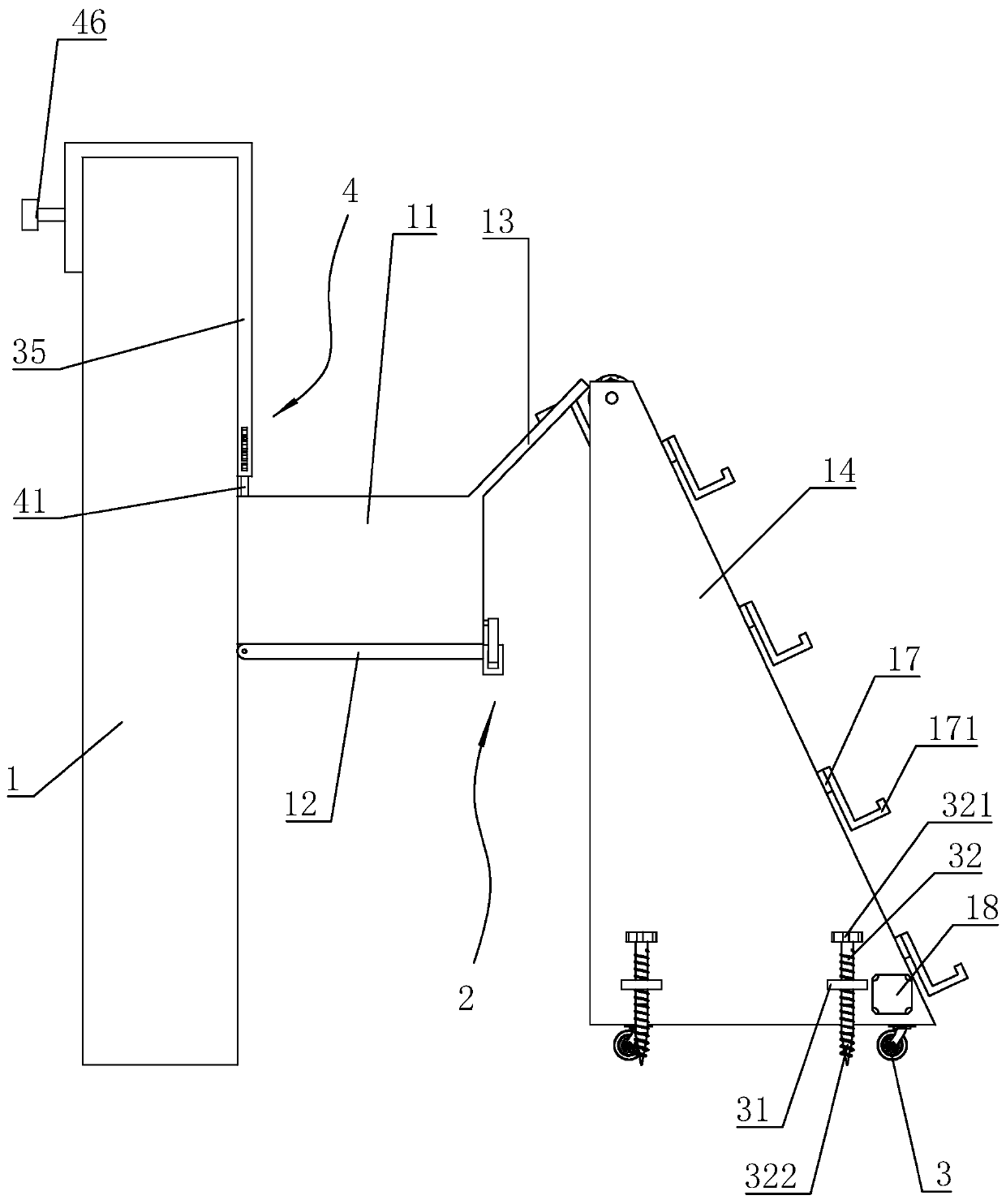 Pipeline protecting device based on temporary beam