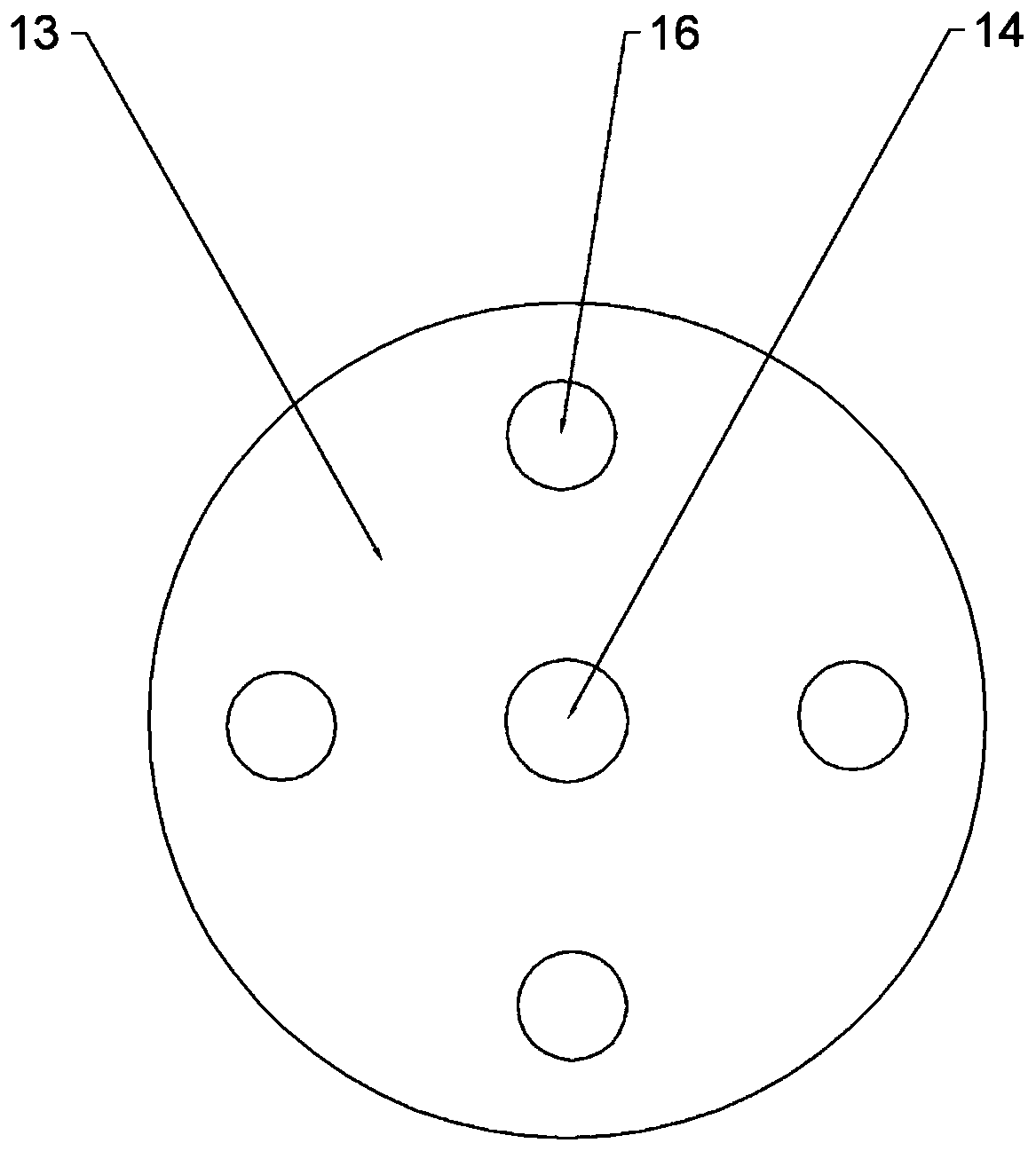 A shell processing punch