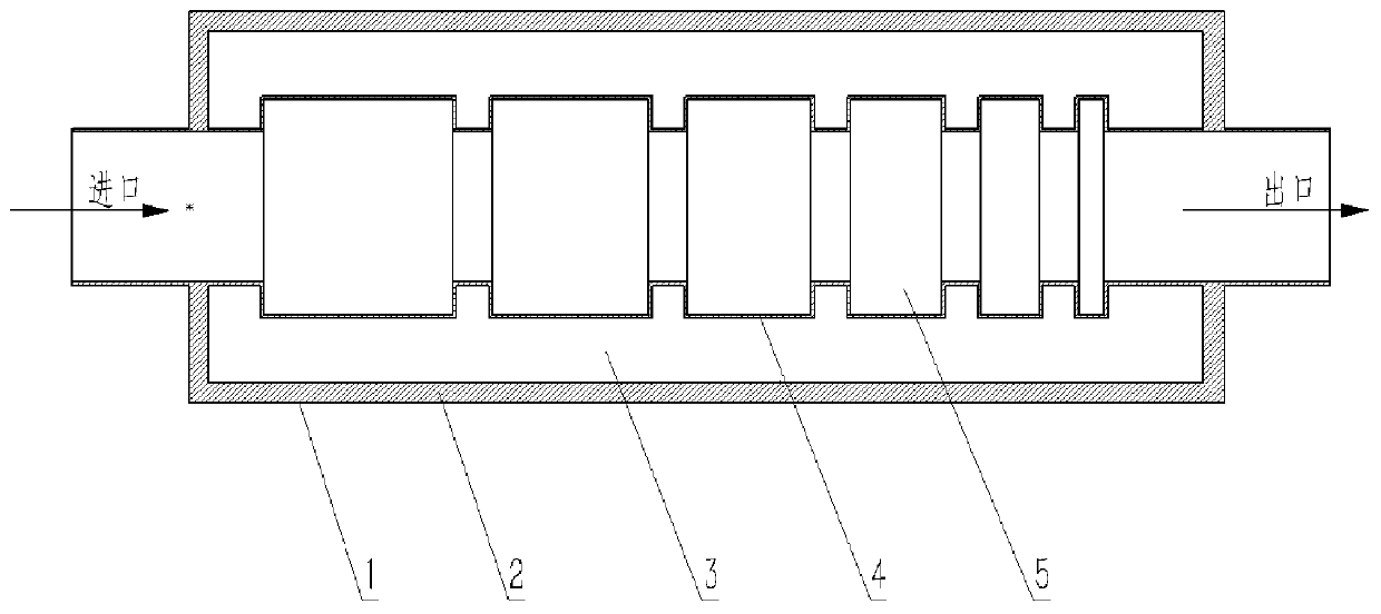 Gradient grating phase change heat accumulator