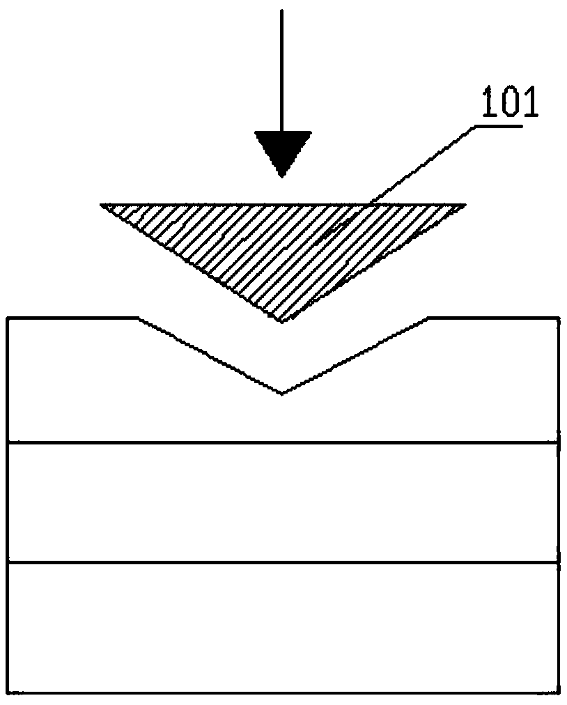 Method for quantitative detection of indentation fracture toughness of coating material