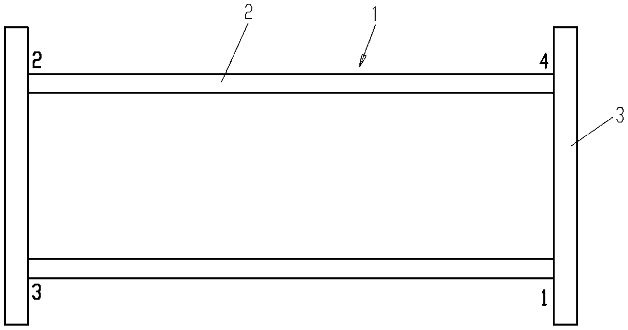 Anti-deformation welding process for large and long box-shaped structural part