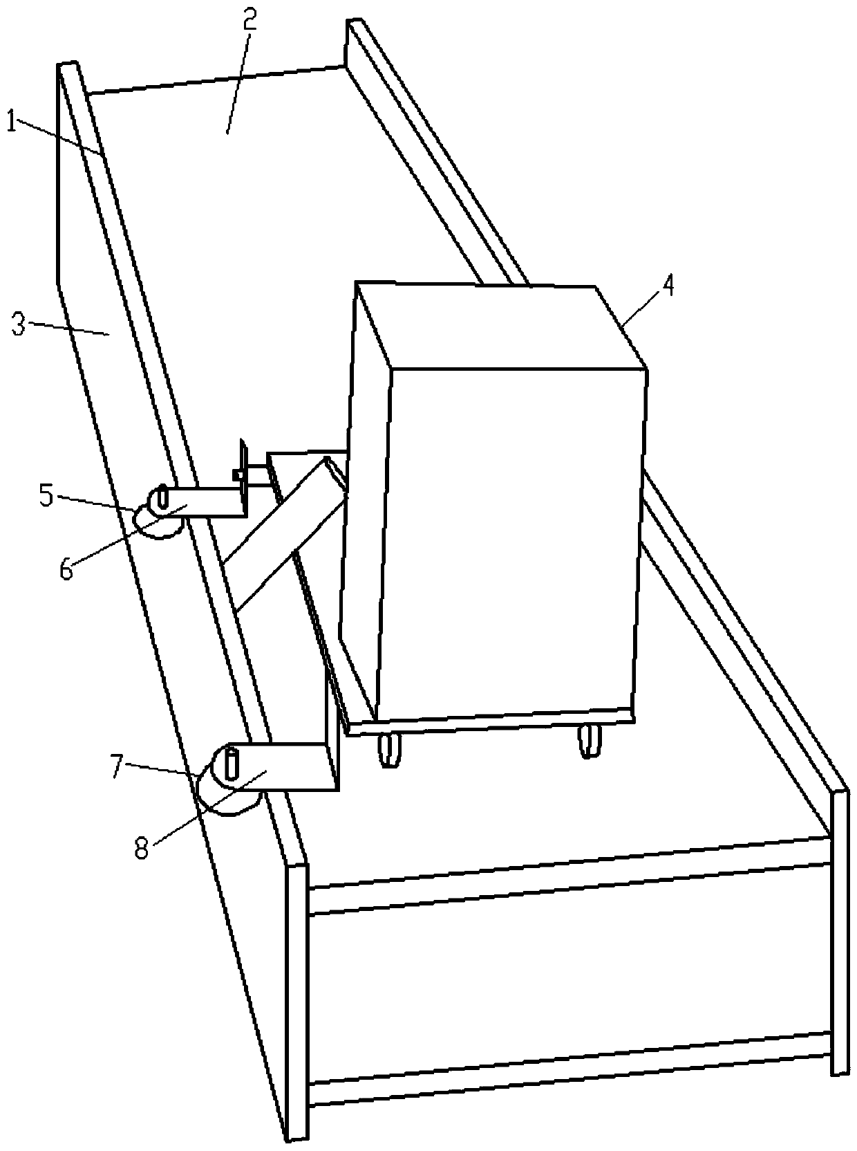 Anti-deformation welding process for large and long box-shaped structural part