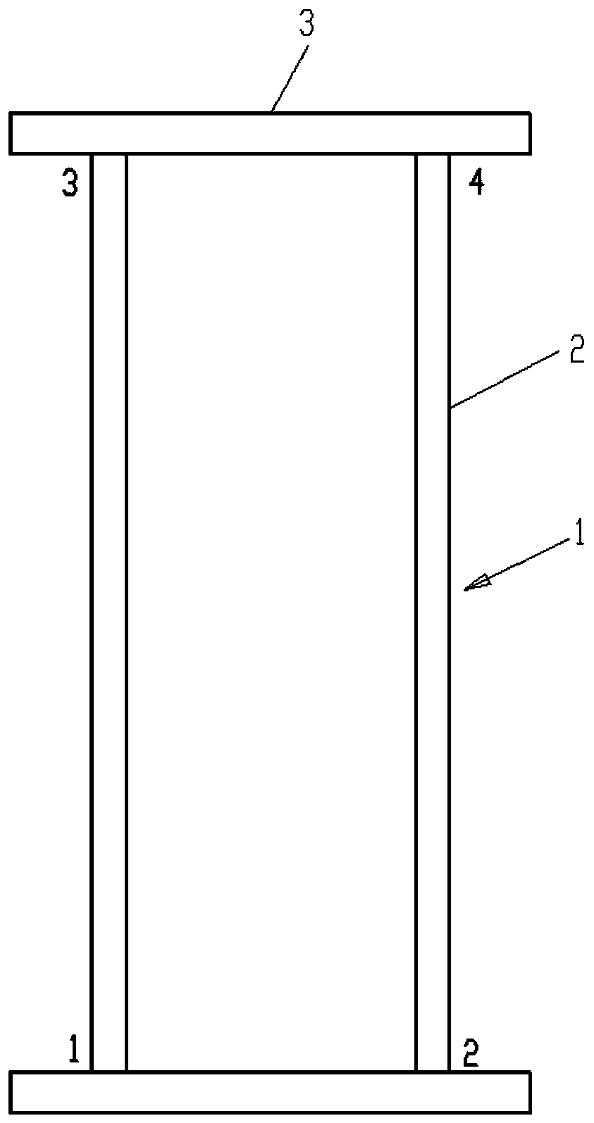 Anti-deformation welding process for large and long box-shaped structural part